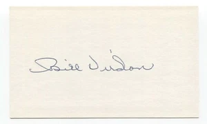 Bill Virdon Signed 3x5 Index Card Baseball Autographed Signature Pirates - Picture 1 of 2