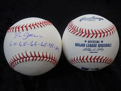 Leo Cardenas Autographed OMLB Baseball Signed 64 65 66 68 71 AS Reds Twins - Image 1 of 2