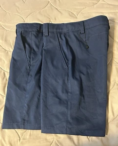 Under Armour Navy Boys Youth Adjustable Waist School Dress Shorts YM 10/12 - Picture 1 of 7