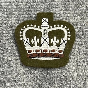 British Army Superávit Edición No.2 Caqui Vestido Orden Oficial WO2 Rango Parche - Imagen 1 de 3