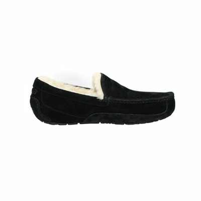 UGG ASCOT NEGRO GAMUZA MOCASÍN PIEL DE OVEJA HOMBRE ZAPATILLAS ZAPATOS TALLA US 7/UK 6 NUEVO Foto 1 de 4