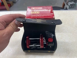 VINTAGE ABU GARCIA AMBASSADEUR 6000 FISHING REEL WITH ORIGINAL BOX (WBP013098) - Picture 1 of 9