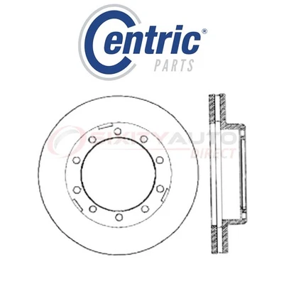 Centric Disc Brake Rotor for 2008-2014 Hino 268A 7.7L L6 - Kit Set Braking wb Foto 1 de 4