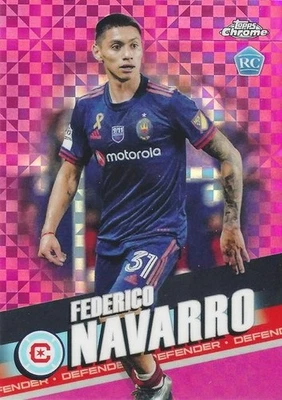 2022 Topps Chrome Major League Soccer Pink X-Factor Cards (161 - 170) - MLS - Image 1 of 4