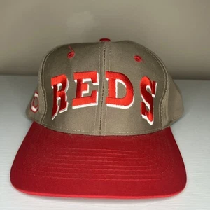 VTG The Twill MLB Cincinnati Reds Logo Snapback Hat Mint - Picture 1 of 7