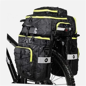 US Bike Bag Bike Pannier Bag Set,(for Bicycle Cargo Rack Saddle Bag Green Set - Picture 1 of 8