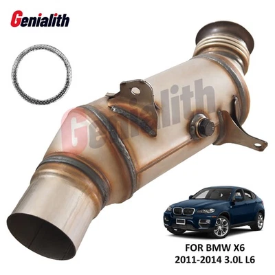 Catalytic Converter For 2010 2011 2012 2013 2014 BMW X6 3.0L L6 Turbocharged Foto 1 de 4