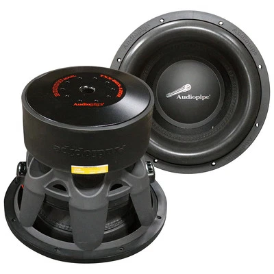 1) Audiopipe 12′′ Competition Woofer 3000W Max Doble 2 ohmios Bobinas de voz TXXBDX12D2 Foto 1 de 4