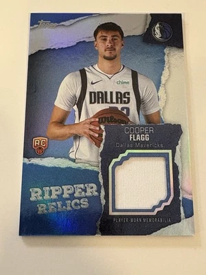 2025 Topps Basketball Ripper Relics Cooper Flagg #RR-CF Black Friday Exclusivo  - Imagem 1 de 2