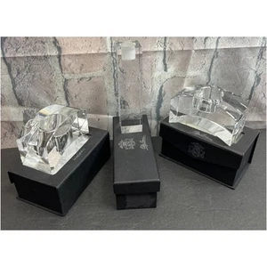 Oleg Cassini Crystal Candle Holder Bundle of 3 vintage - Picture 1 of 5