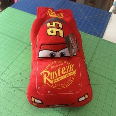 迪士尼皮克斯汽车 3 毛绒填充闪电麦奎恩红色枕头伙伴-儿童 S... — 第 1/4 张图片