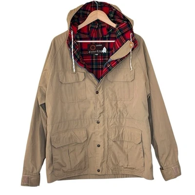 Abrigo de Colección Sunshine Cover Ups Para Hombres Tareas Preppy Talla L Mezcla de Lana a Cuadros Foto 1 de 4