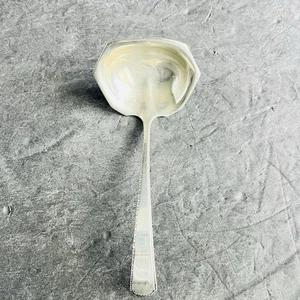 1 Antique WEIDLICH Virginia STERLING SILVER Ladle Beaded Edge - Picture 1 of 9