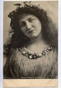 (Lu226-380) Actress Miss Violet Darrell, c1910, Unused VG, Tuck / Bassano - Picture 1 of 4