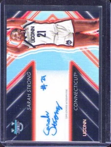 Autógrafo Sarah Strong 2024-25 Bowman Best U SP #PAA-SS UConn - Imagen 1 de 2