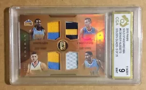 2015 gold standard NBA DENVER NUGGETS #5 golden quads 5/25 CGA9 (psa9.5?) - Picture 1 of 7