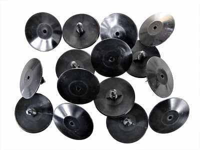 BUICK Hood Insulation Retainer Clips- Fit 1/4" Hole- 1-5/8" Head- 15 clips- #100 - Image 1 of 4