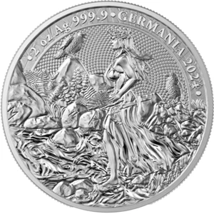 10 marcos de plata Germania 2 oz plata BU 2024 - Imagen 1 de 5