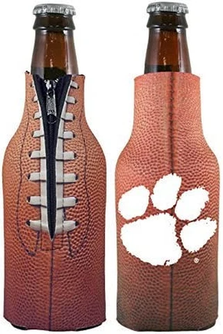 College 2014 Team Logo Football Look Bottle Coolie Cooler 2-Pack Cover