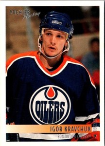 1994 O-Pee-Chee Premier Igor Kravchuk #172 Edmonton Oilers
