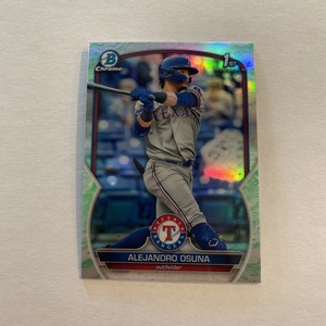 2023 Bowman Alejandro Osuna Chrome Lunar Glow Refractor Rangers BCP-131