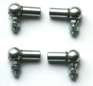Giunto Sferico 4x Angolare Doppio Carburatore Tiranteria per Alfa Romeo 101 105 - Picture 1 of 4