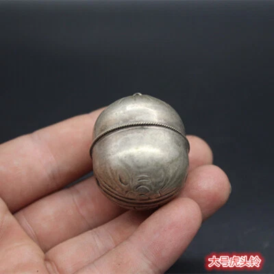 Colecciona campanas cabeza de león campanas de cobre blanco mascotas perros campanas artesanías Foto 1 de 4