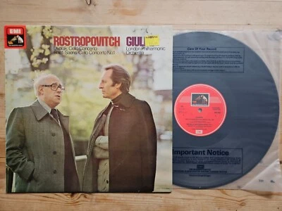 HMV ASD 3452 ED1 SQ - Dvorak/Saint-Saens Cello Concertos - Rostropovich '78 - Image 1 of 4