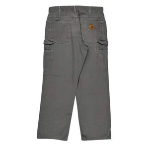 Pantalón Carpintero Carhartt - 32′′ Cintura Gris Algodón - Imagen 1 de 11