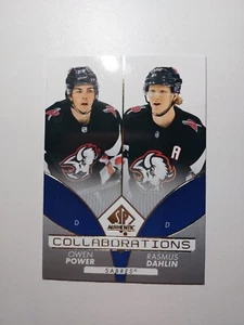 2022-23 SP Authentic Collaborations #C-11 Rookie Owen Power Rasmus Dahlin - Picture 1 of 2