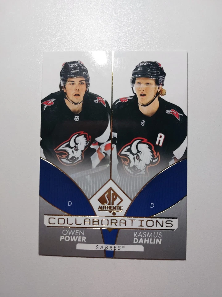 2022-23 SP Authentic Collaborations #C-11 Rookie Owen Power Rasmus Dahlin  - Image 1 of 2