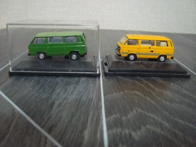 2 x Oxford VW T25 Van Mini Bus Saima Verde/Cámper Van Joker Escala 1/76 Foto 1 de 4