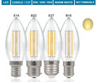 LED Candle Bulbs E14 E27 B22 B15 2W or 4W SES ES BC SBC Energy Saving Lights