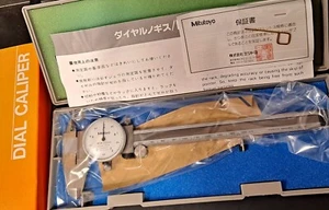 Mitutoyo 505-633-50 Dial Caliper 150mm W/ Case NOS - Picture 1 of 2