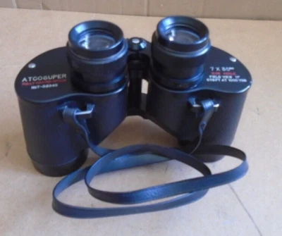 ATCOSUPER Prism Binoculars Fully Coated Optics 7x35 Wide Angle 1000 Yards Japan - Image 1 of 4
