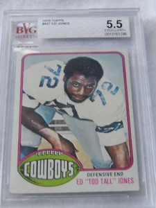 1967 Topps #427 Ed "Too Tall" Jones-Beckett Graded 5.5 - Picture 1 of 2