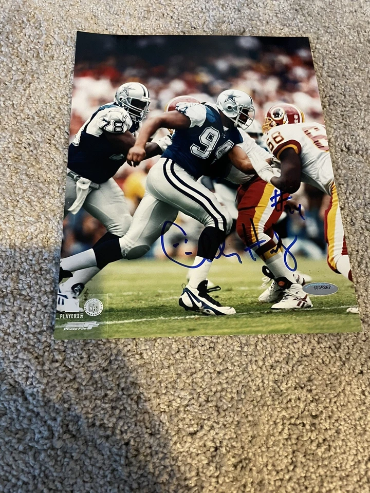 Charles Haley Dallas Cowboys Signed 8X10 Photo Autographed Tristar  Productions - Image 1 of 1