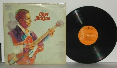 CHET ATKINS This Is 2 LP Vinyl Plays Well 1970 RCA Victor Records VPS 6030  - Image 1 of 4