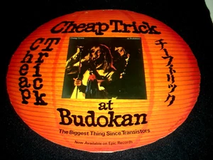 CHEAP TRICK at BUDOKAN Original Cardboard Sign 1979 - Picture 1 of 3