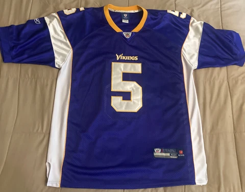 Minnesota Vikings #5 DONOVAN MCNABB Sz52 Reebok ONFIELD Jersey! MNT & STITCHED!! Cover