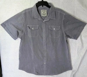 Men Imperious Button Down Short Sleeve Shirt w/ Pockets Light Blue- Size 2XL - Picture 1 of 8