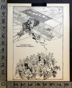 1911 AVIATION PETERS MILK CHOCOLATE FLIGHT SWISS BI-PLANE HOUSE DECOR AD FC4764 - Picture 1 of 1
