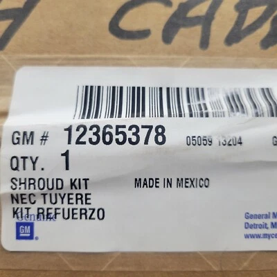 Cadillac Deville/Seville 1998-2004 con cubierta de ventilador de radiador 4,6 G.M. #12365378 Foto 1 de 4