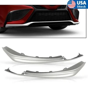 Juego de molduras de rejilla inferior para parachoques delantero 2 piezas para Toyota Camry SE/XSE 2021-23 - Imagen 1 de 6