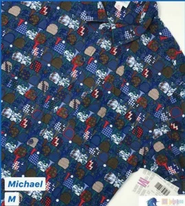 Nueva camiseta de golf Lularoe Michael para hombre con botones talla M nueva con etiquetas - Imagen 1 de 1