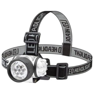 Bright Flashlight Headlight Led Torch Waterproof Bike Camping Hiking Building - Image 1 of 3