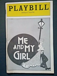 PLAYBILL - ME AND MY GIRL - March 1989 - JAMES BRENNAN - MARQUIS Theatre NYC  - Picture 1 of 4