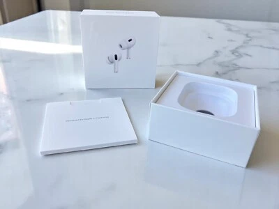 Original Apple AirPods Pro 2nd Generation "EMPTY BOX ONLY"  Manual included - Image 1 of 4