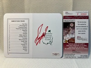 Fuzzy Zoeller Signed Autographed Augusta National Masters Golf Scorecard JSA - Picture 1 of 2