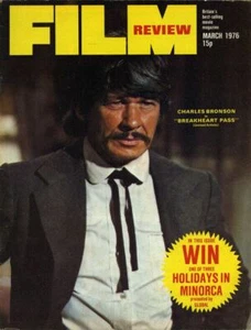 Film Review Magazine Charles Bronson Cover Photo Andrea Allan Nadiuska Pin Ups - Picture 1 of 3